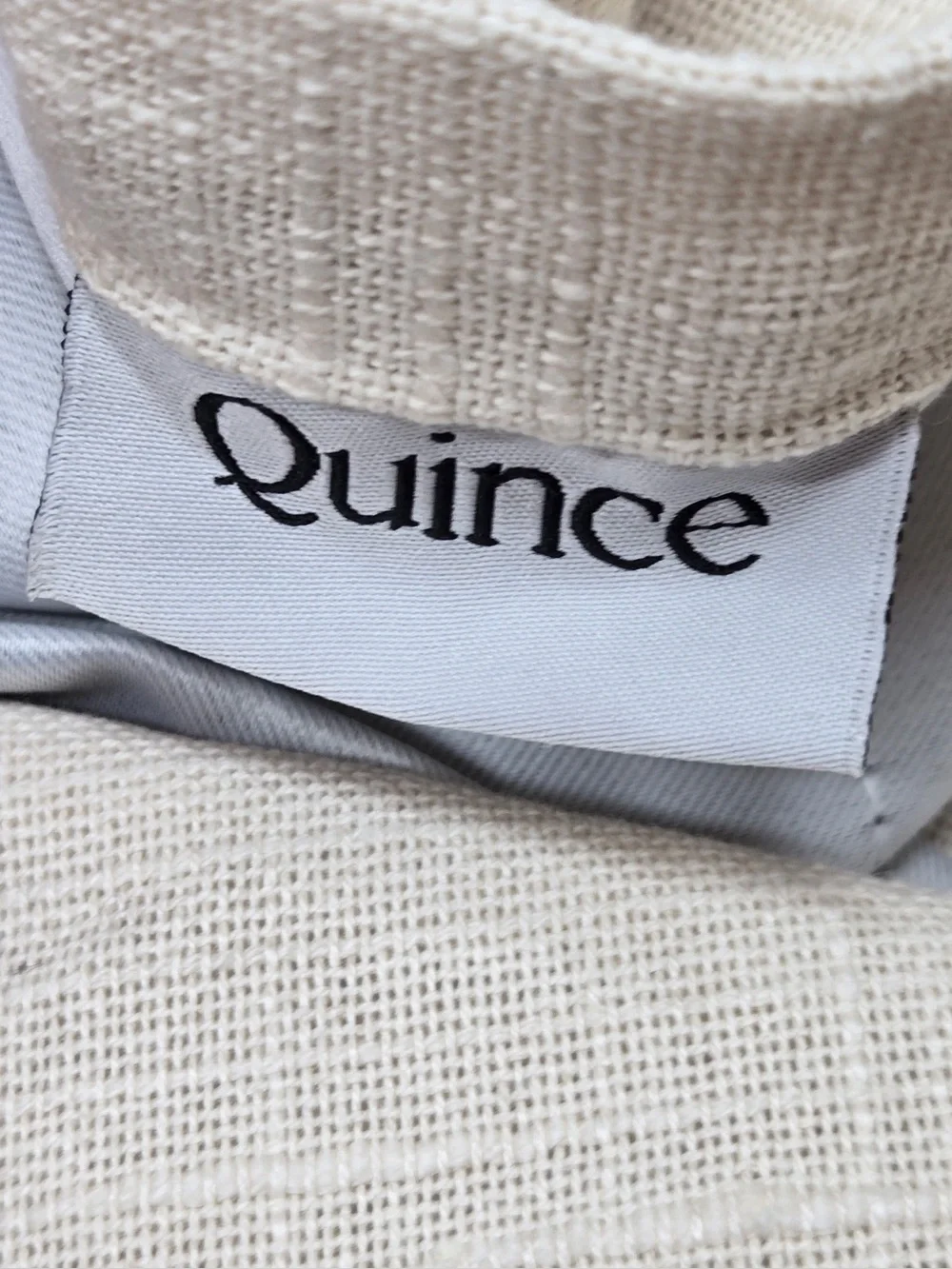 QUINCE Set Of 2 48x84 Cotton Slub Blackout Curtains Natural 0735